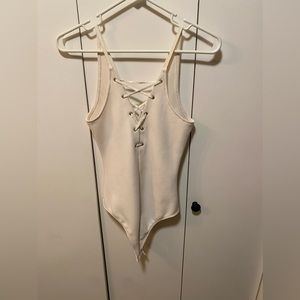 Express lace up body suit